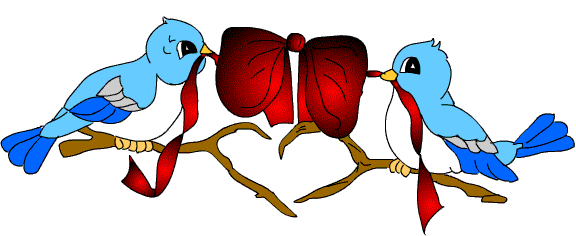 deux oiseaux avec coeur il love you.gif