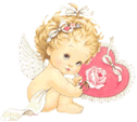 enfant avec coeur il love you.gif